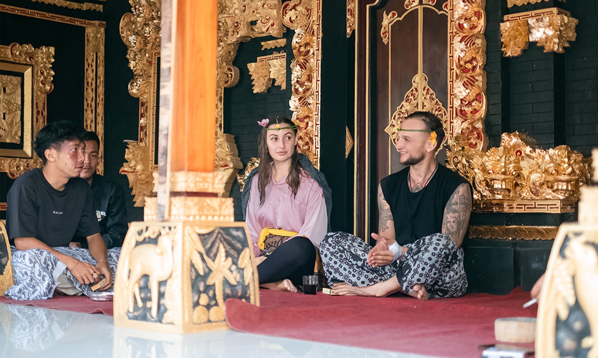 Sacred Lontar Reading in Bali at Gria Agung Linggacala